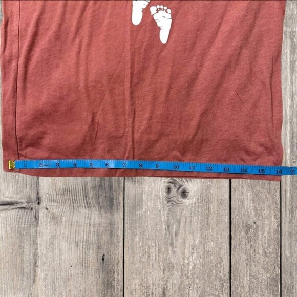 Maternity " Extra Thankful This Year " with Baby Feet T-Shirt Women's size S - Picture 6 of 7